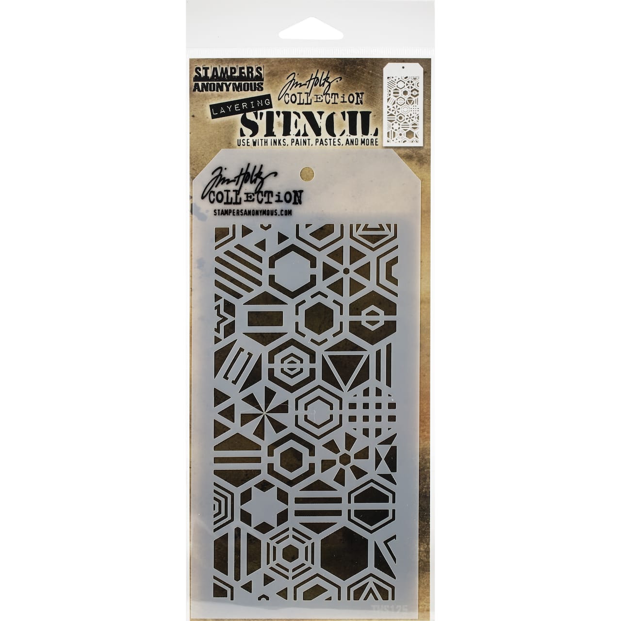 Stampers Anonymous Tim Holtz&#xAE; Patchwork Hex Layered Stencil